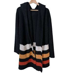 Peruvian Connection Ketchikan Alpaca Blanket Coat Women M L Cardigan Sweater